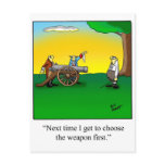 Funny History Cartoon Gift postcards