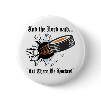 Funny Hockey Buttons