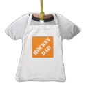 Funny Hockey Dad Gifts ornaments