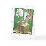 Funny Holiday Cards: Working Christmas Eve