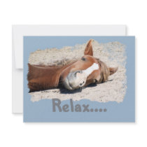 Funny Horse: Relax Custom Announcement