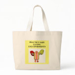 funny hot dog food joke canvas bag