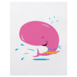 funny hula pink whale flyers