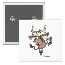 funny humourous alarmed shocked cartoon cow button