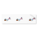 funny hungry computer chomping foot monster bumper stickers