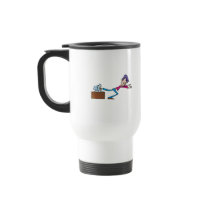 funny hungry computer chomping foot monster coffee mugs