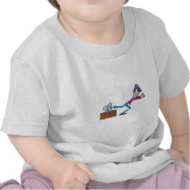 funny hungry computer chomping foot monster shirt
