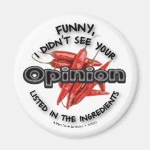 Funny, I Didn't See Your Opinion Magnet
