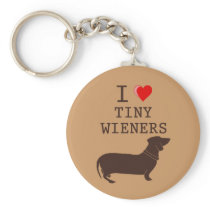 Funny I Love Tiny Wiener Dachshund