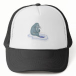 funny ice fishing walrus hats
