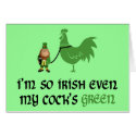 Funny I'm so Irish cards