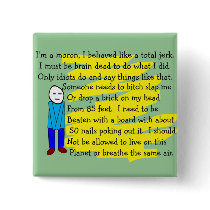 Funny "I'm Sorry" Cards and Key Chains Pins