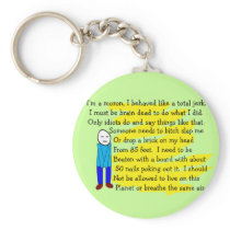 Funny "I'm Sorry" Cards and Key Chains