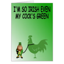 Funny Irish birthday Greeting Card