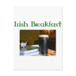 Funny Irish Breakfast Irish Beer lovers gear postcards