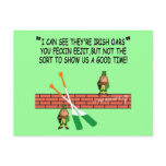 Funny Irish leprechauns postcards