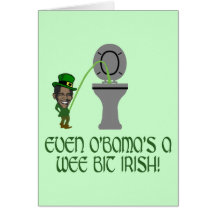 Funny Irish Obama Card