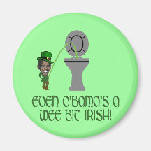 Funny Irish Obama Fridge Magnets