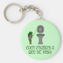 Funny Irish Obama Keychains