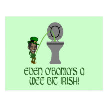 Funny Irish Obama Post Cards