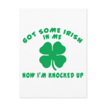 Funny Irish Pregnant Maternity Gift