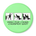 Funny Irish pub crawl magnets