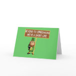 Funny Irish slogan Irish leprechaun cards