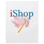 Funny iShop With Piggybank and Hammer flyers