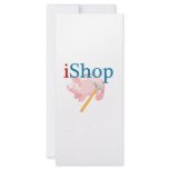 Funny iShop With Piggybank and Hammer