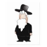 Funny Jewish rabbi - cool cartoon Postcards
