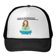 Funny Jewish Yoga Chick Shalommm Trucker Hat