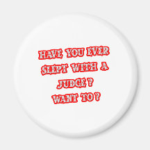 Funny Judge Pick-Up Line Magnets