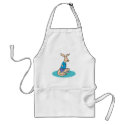funny kangaroo in clothes aprons