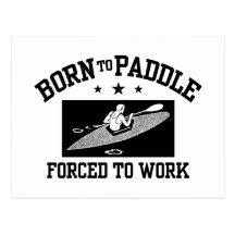 Funny Kayaking Post Cards