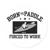 Funny Kayaking Sticker