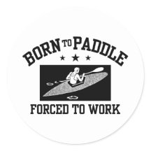 Funny Stickers on Kayaking Stickers And Sticker Designs   Zazzle Uk