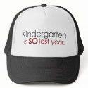 Funny Kindergarten Grad hats