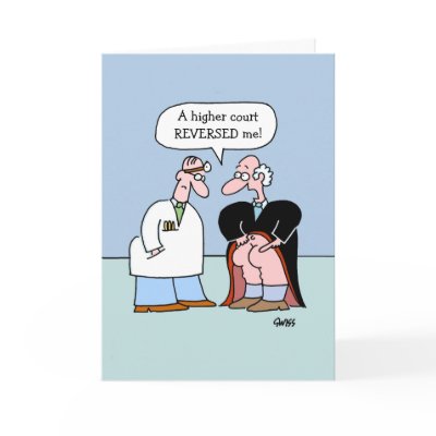 Funny Legal Profession Get Well Greeting Card by Swisstoons