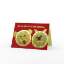 Funny Lemon Greeting Card