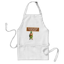 Funny leprechaun aprons