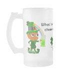 Funny Leprechaun Beer Mug