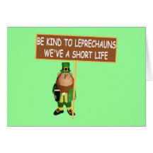Funny Leprechaun Cards