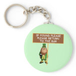 Funny leprechaun keychains