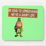 Funny Leprechaun mousepads