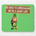Funny Leprechaun mousepads