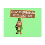 Funny Leprechaun postcards
