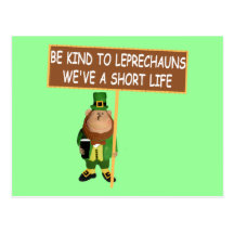 Funny Leprechaun Postcards