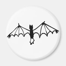 Funny Little Bat Refrigerator Magnets