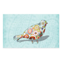 Funny Little Whimsical  Bird Stickers