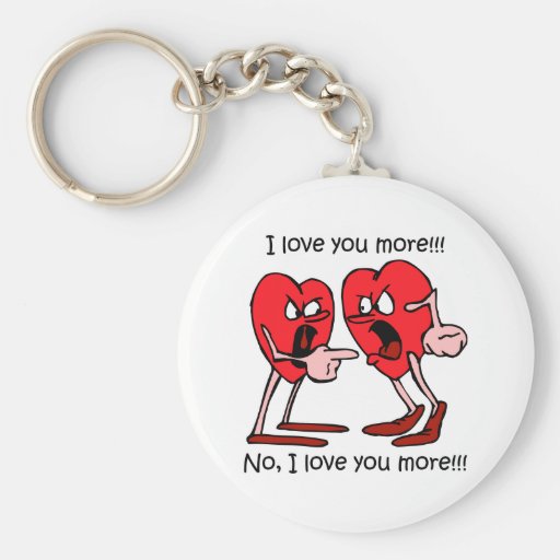 Funny love keychain